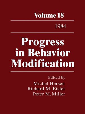 cover image of Progress in Behavior Modification, Volume 18